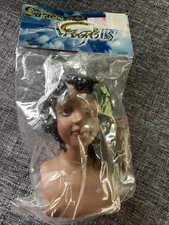 Darice 2.5" Plastic Angel Doll Head W/ Hands African American Craft Christmas