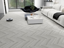 SPC Vinyl Herringbone Click Lock Flooring – 6.5mm, Wood Effect, 1.11m²