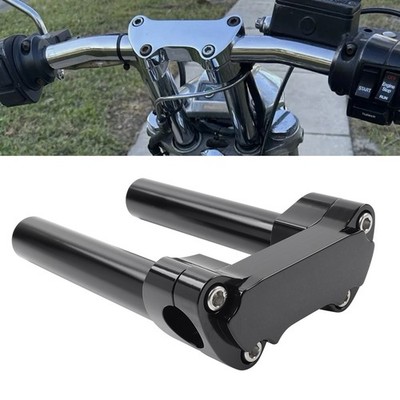 6,5 ''Lenker Riser 1'' Top Clamp Für Harley Softail Dyna Sportster XL883 Schwarz