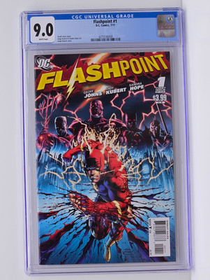 DC Comics Flashpoint #1 (2011) CGC 9.0 White Pages