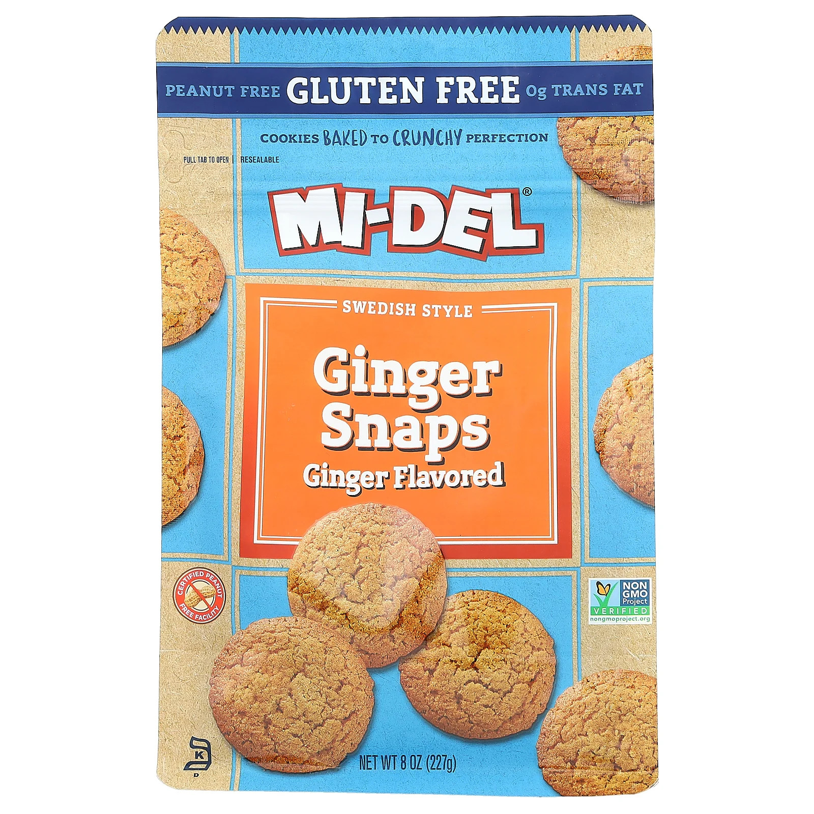 Имбирные чипсы по-шведски, Имбирь , 8 унций (227 г)