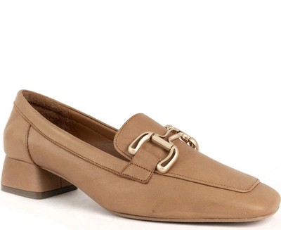 La Conte Damen Braune Leder Pumps Elegant LAC6030-25125