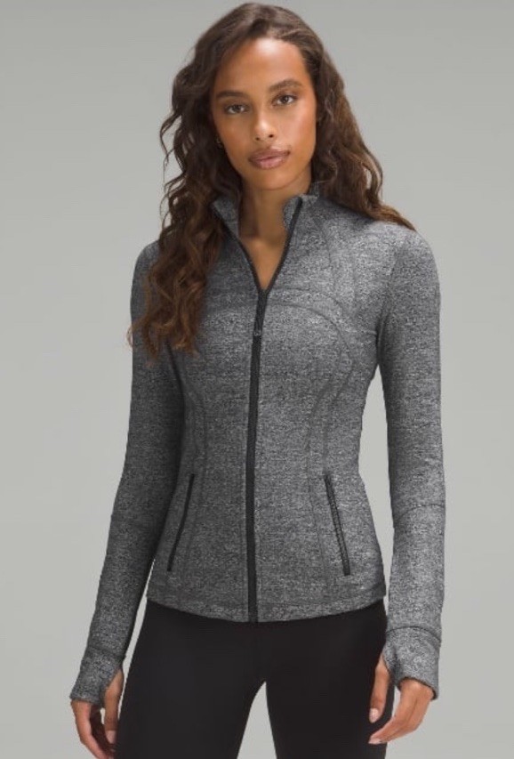 Lululemon Define Jacket Gray Running Workout Lounge Full Zip Size