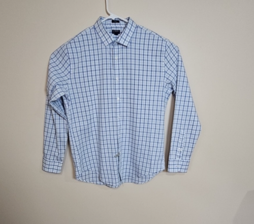 Chemise Homme J.Crew Manches Longues Bleue - Taille M, Coton, Portée Moins De 5 Fois