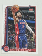2025-26 Topps Rip Night Cade Cunningham BK6 Detroit Pistons Basketball