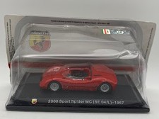 ABARTH 2000 Sport Spider MC SE 04/L 1967 red 1:43 diecast model car scale