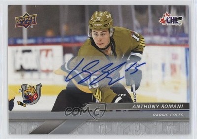 2024-25 Upper Deck CHL Auto Anthony Romani #72 Auto 0he