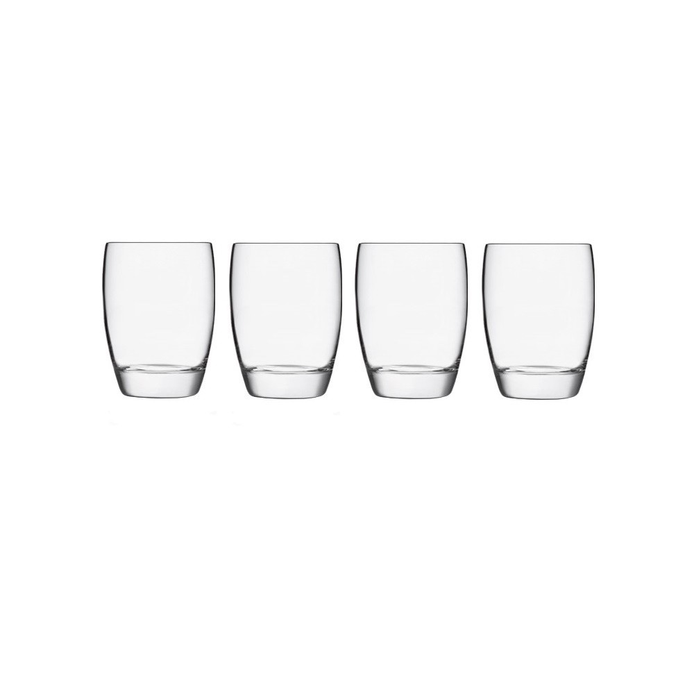 4 x Luigi Bormioli Michelangelo Masterpiece DOF Glasses Dishwasher Safe - 345ml