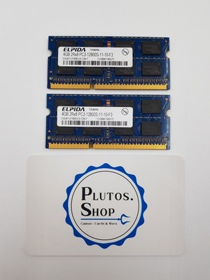 Elpida DDR3 8GB (2x4GB) Kit Laptop Notebook RAM - 1600MHz EBJ41UF8BDU0-GN-F