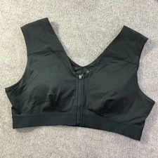 Tommie Copper Shoulder Support Sports Bra Womens 3XL Zip Front Activewear Gym