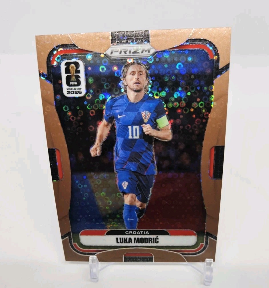 2026 Panini Prizm World Cup Luka Modric #/175 Croatia Bronze Disco