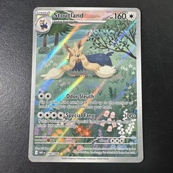 Stoutland 156/086 White Flare Illustration Rare