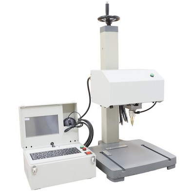 7'' Screen Pneumatic Dot Peen Metal Print Integrated Marking Machine 110V