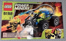 Lego 8188 8189 Lot 2 Power Miners Sets Fire Blaster Magma Mech