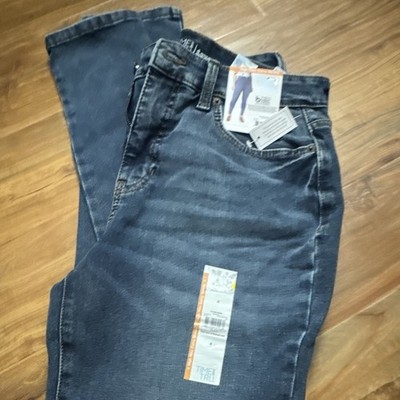 Time and Tru Women's High Rise Curvy Skinny Blue Denim Jeans 4