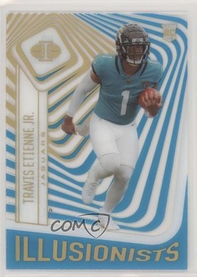 2021 Illusions Illusionists Light Blue /299 Travis Etienne Jr Rookie RC 9cf