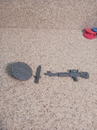 VTG Rocksteady Accessory Lot TMNT PLAYMATES 1988 TEENAGE MUTANT NINJA TURTLES