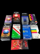Lot of 19 VHS Blank Tapes New Old Stock Seale...