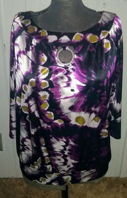Beautiful AB Studio Blouse Sz Med