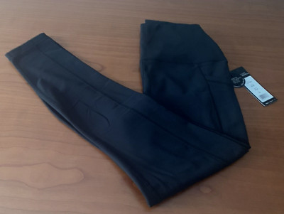 $78  Yogalicious Polarlux Women's Size L High Rise Fleece Lined Leggings Black