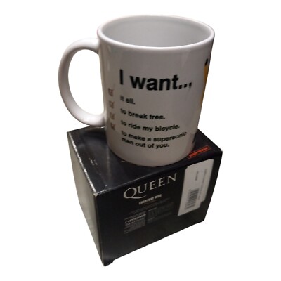 Queen MG25898 (I Want Checklist) Tasse, bunt