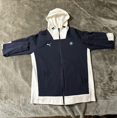 Puma Mens BMW Jacket Zip Up Hoodie And Jogger Pants Tracksuit