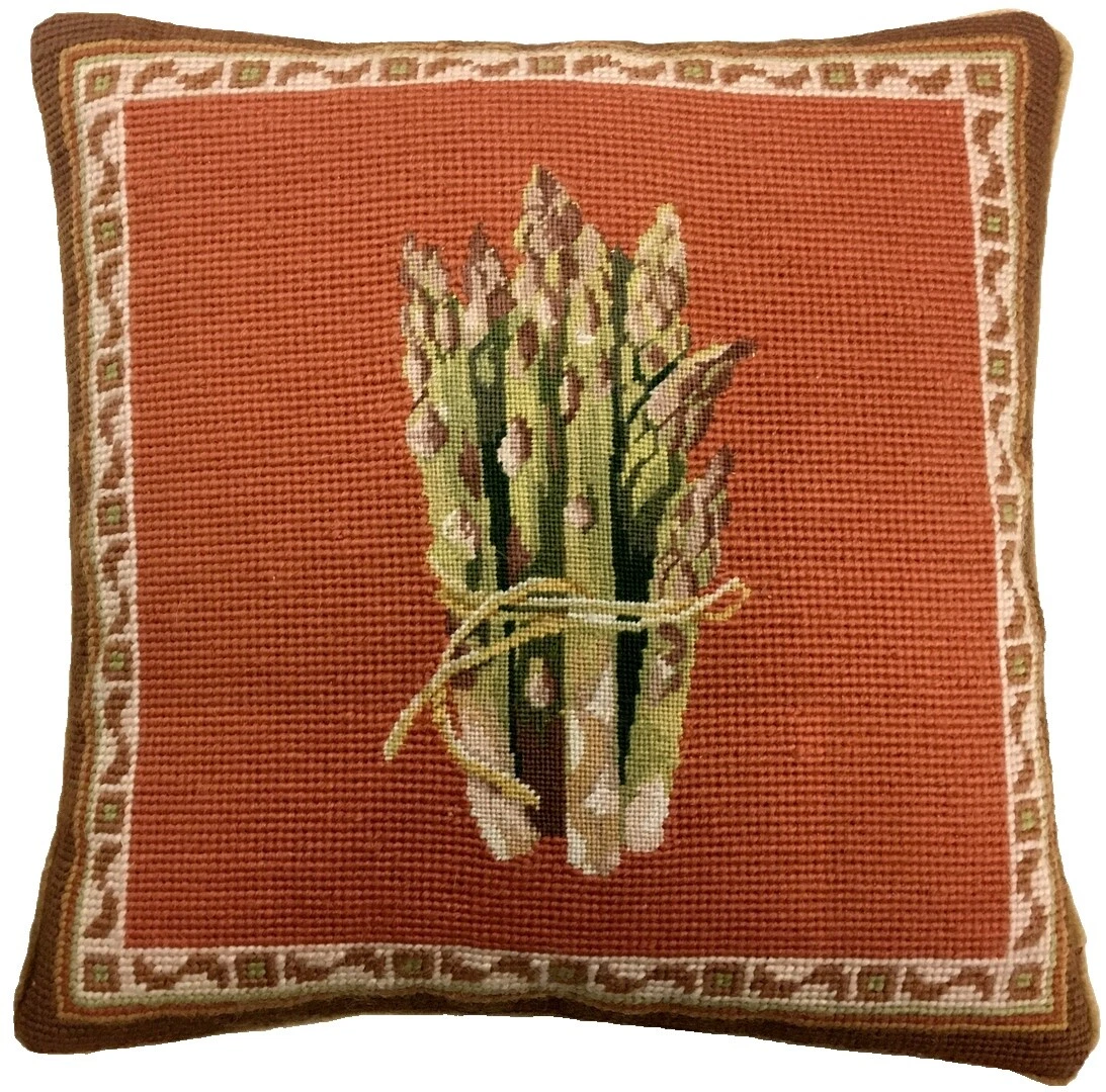 French Country Floral 100% Wool Home Décor Pillows