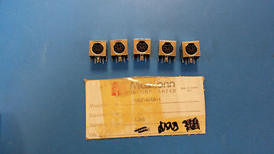 (2 PCS) MMDF-6FOB-1 S-VIDEO 6 PIN FEAMALE CONNECTOR MINI DIP PCB MOUNT