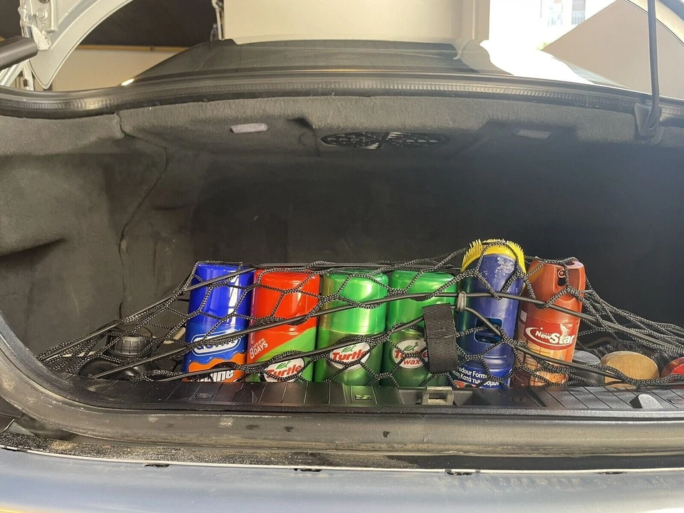 Rear Trunk Envelope Style Mesh Cargo Net for MERCEDES-BENZ CL-Class 2000-2006 - Image 2 of 4