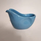 Vtg Frankoma Lazy Bones Blue Creamer 4A 10 oz MCM Pottery Robin Egg