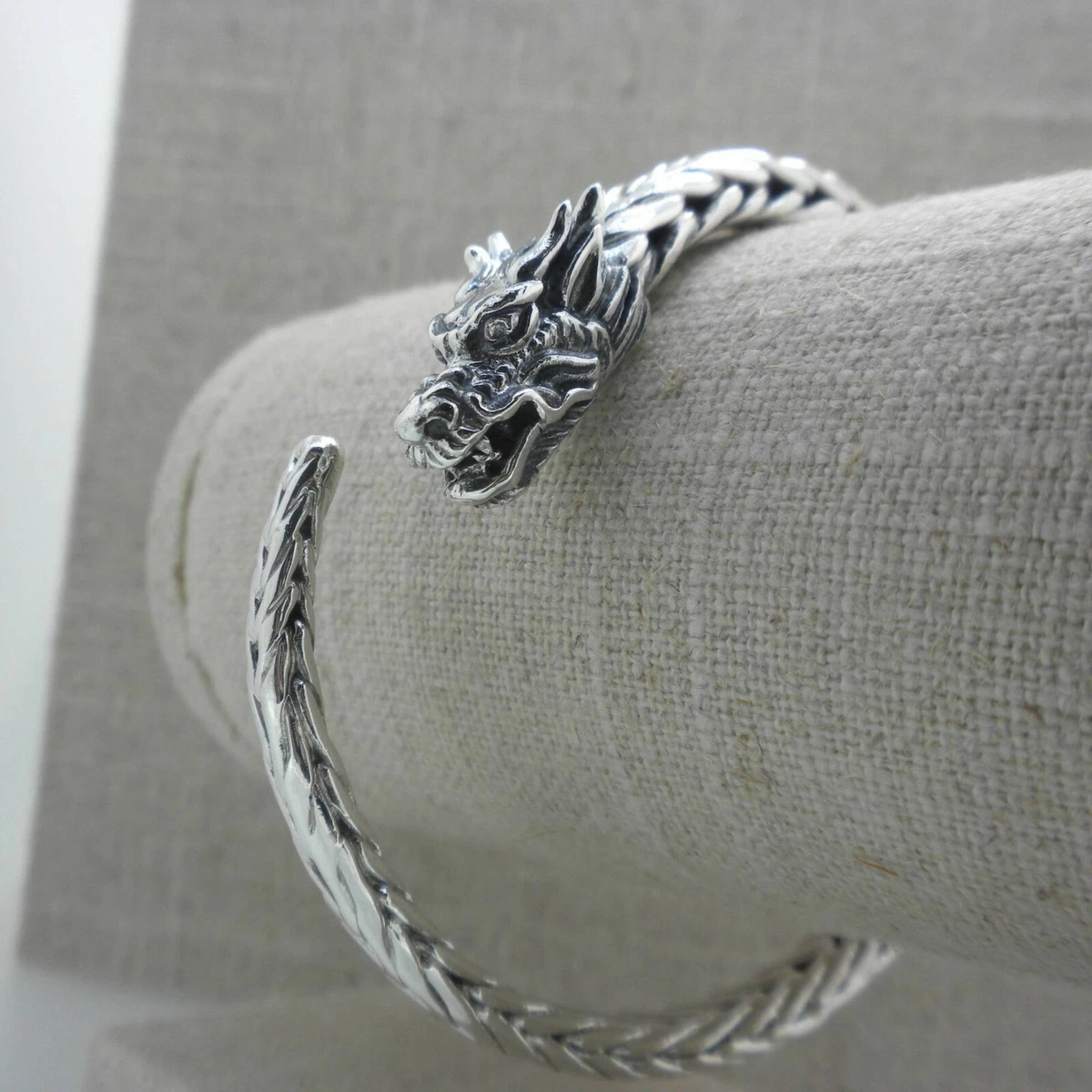 Dreki Arm Ring | Norse Serpent Head Bracelet - Pewter – Sons of Vikings