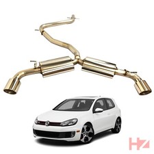 Catback Exhaust For 2010-2014 Volkswagen Vw Golf Gti Mk6 2.0t Catback Exhaust For 2010-2014 Volkswagen Vw Golf Gti Mk6 2.0t