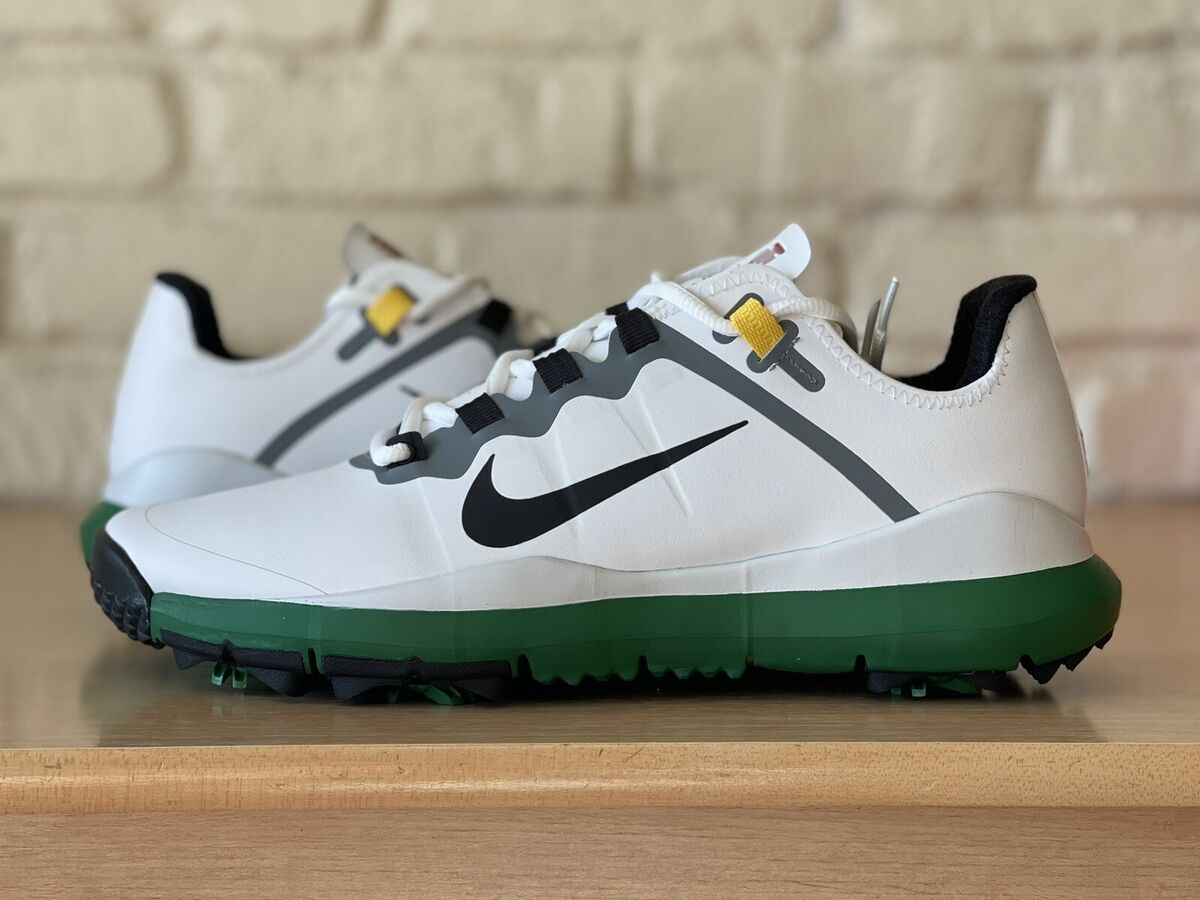 Nike TW 13 Masters White Black Green Tiger Woods Golf '13 Nike TW 13 Masters White Black Green Tiger Woods Golf '13