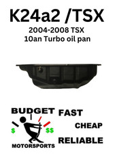 Turbo -10 An Return Oil Pan 2004-2008 Acura Tsx Honda Acura K Swap K24a K24a2