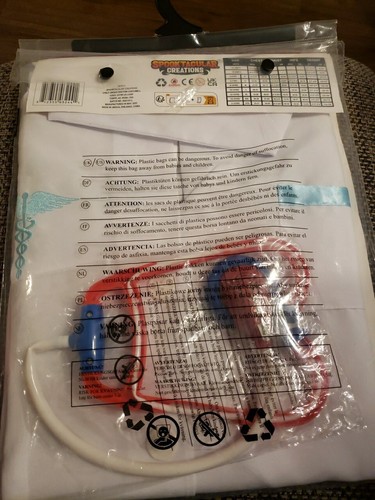 Spooktacular Creations Kids Child's Doctor Halloween Costume Size Large 10-12 - Picture 2 of 2