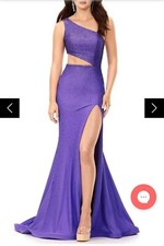 Ashley Lauren prom dress, Size 0. Color: Violet