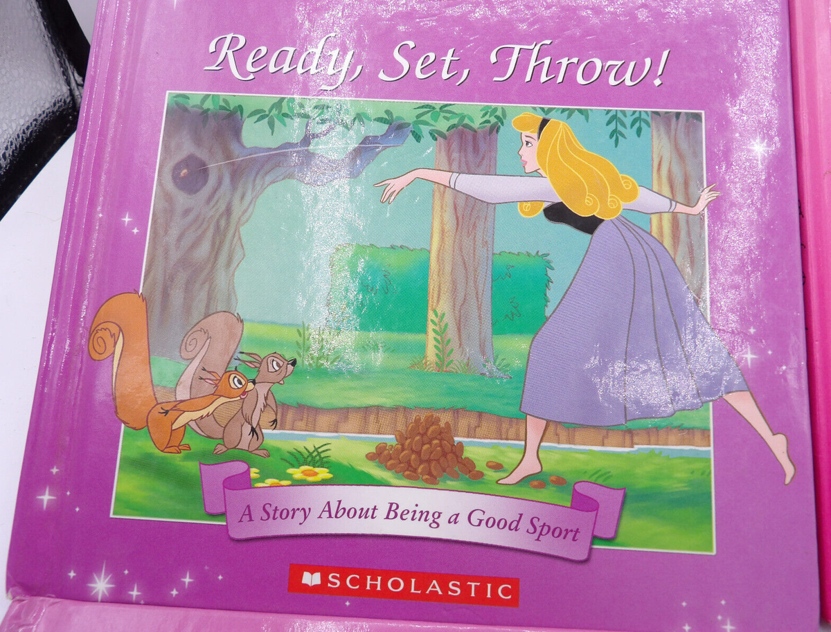 Disney Princess Book Set of 6 Scholastic Books ©2002-2003 Book