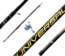 Kit Canna Bolognese in Carbonio 7m + Mulinello e Filo Pesca Mare Fiume