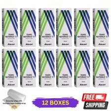 12 X Alcon Tears Naturale II Lubricant 15ml Soothing & Moisturizing Eye Drops