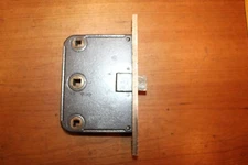 Antique Yale #1534 Cast Iron Bronze Face Double Dead Bolt Mortise Lock R-61