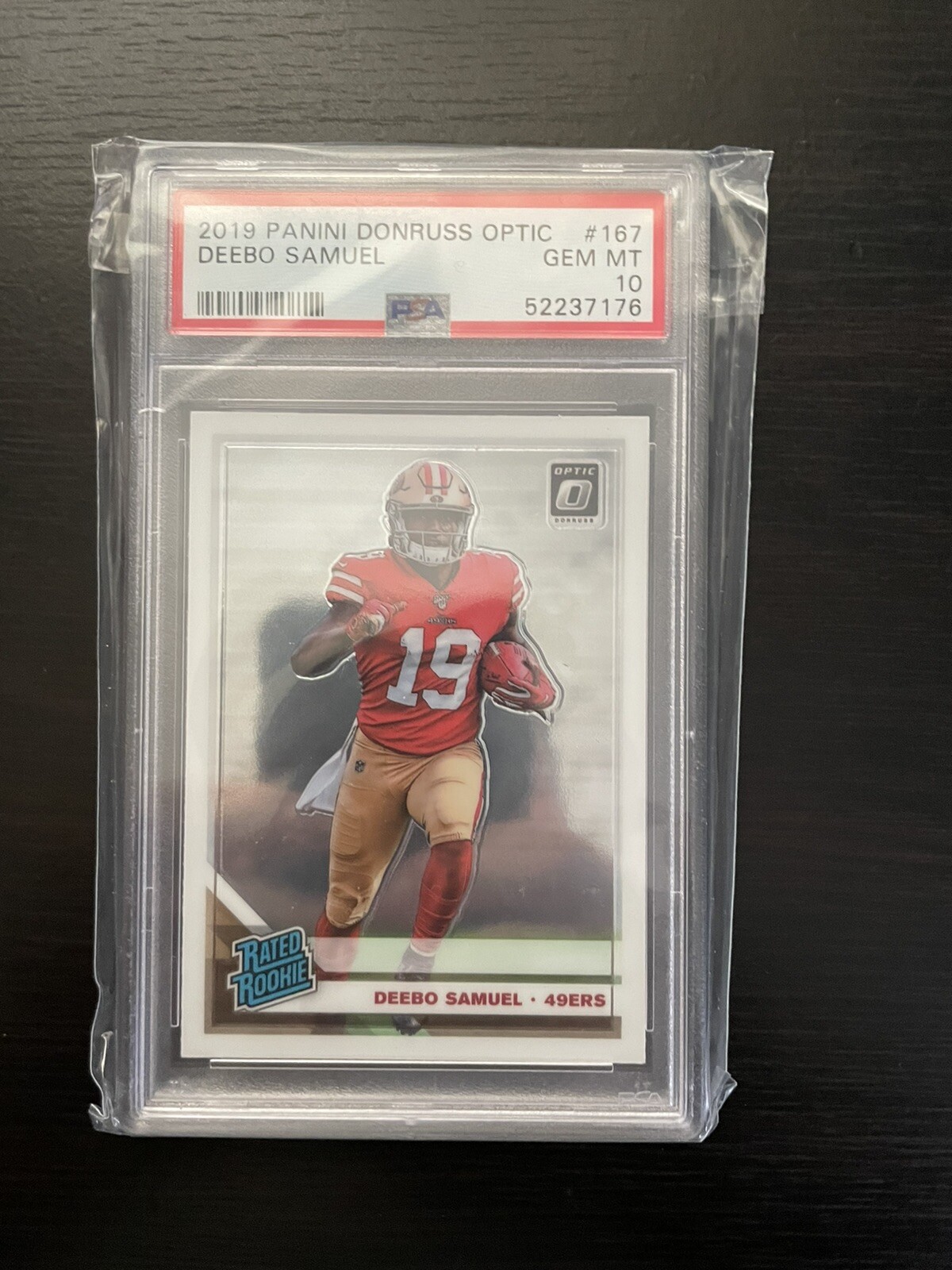 2019 Optic DEEBO SAMUEL Base Rookie PSA 10 SAN FRANCISCO 49ERS