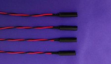 4 FIBER OPTIC Micro illuminators, Your choice of 9 colors. Light your fiber up!!