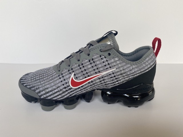 Nike Air Vapormax Flyknit 3 Particle Grey/university Red Bq5238 006 US Sz 4y for sale online | eBay