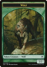 10 Token Cards - WOLF - Masters 25 (A25) - Magic MTG FTG