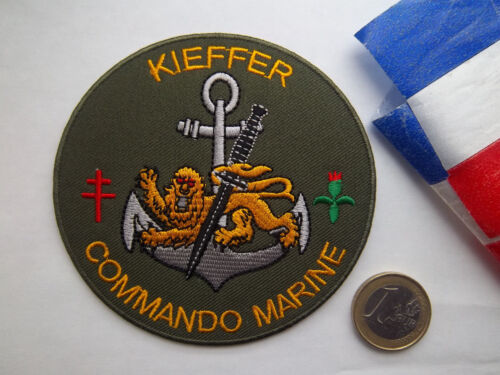 écusson militaire collection kieffer commando marine 9 cm - Photo 1/2