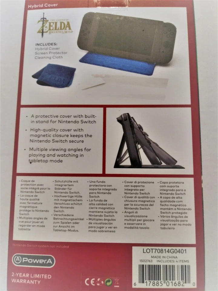 PowerA Hybrid Cover for Nintendo Switch - Zelda Breath of the Wild - Image 3 of 3