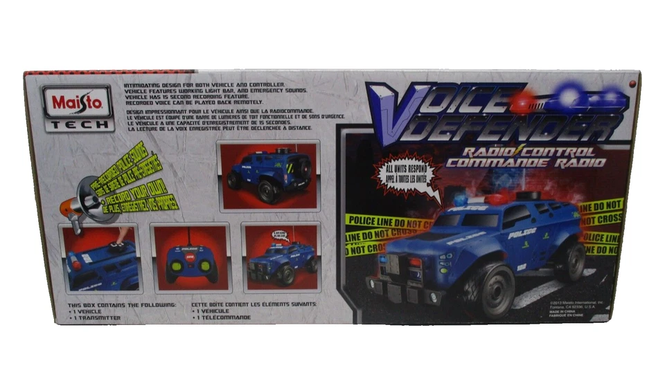 Maisto Tech Voice Defender Radio Control Police Swat Vehicle - Image 2 of 2