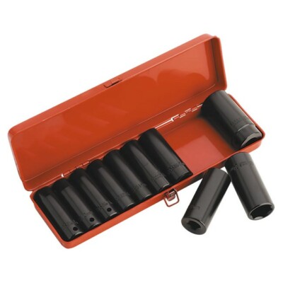 Sealey AK58/11M 1/2'' Impact Steckschlüsselsatz 11-teilig tief