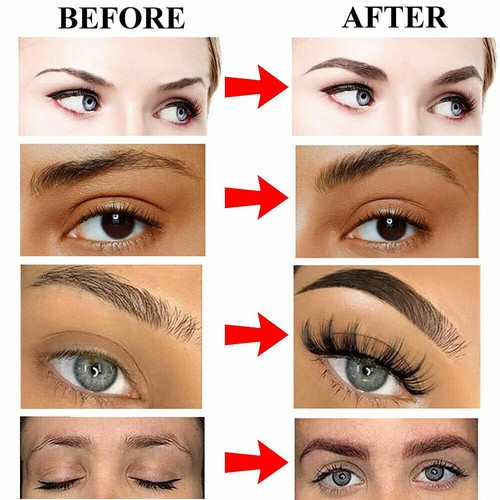 Eyebrow Tattoos 4D Hair-Like Waterproof Stickers Brown/Black Makeup Temporary - 第 4/21 張圖片