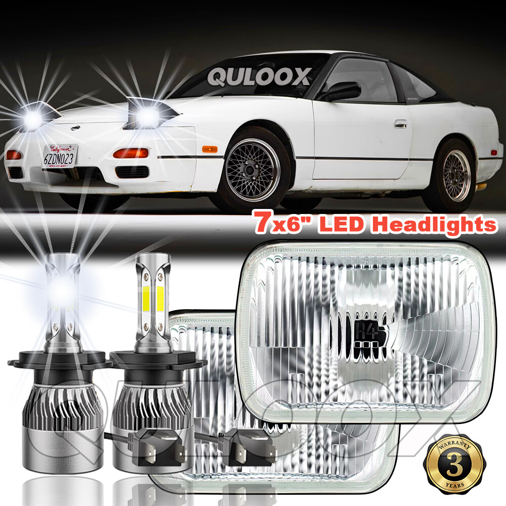 hid屋　h4 6500k 2PC White H4 LED Headlight Bulb 6000K BY For Yamaha Apex